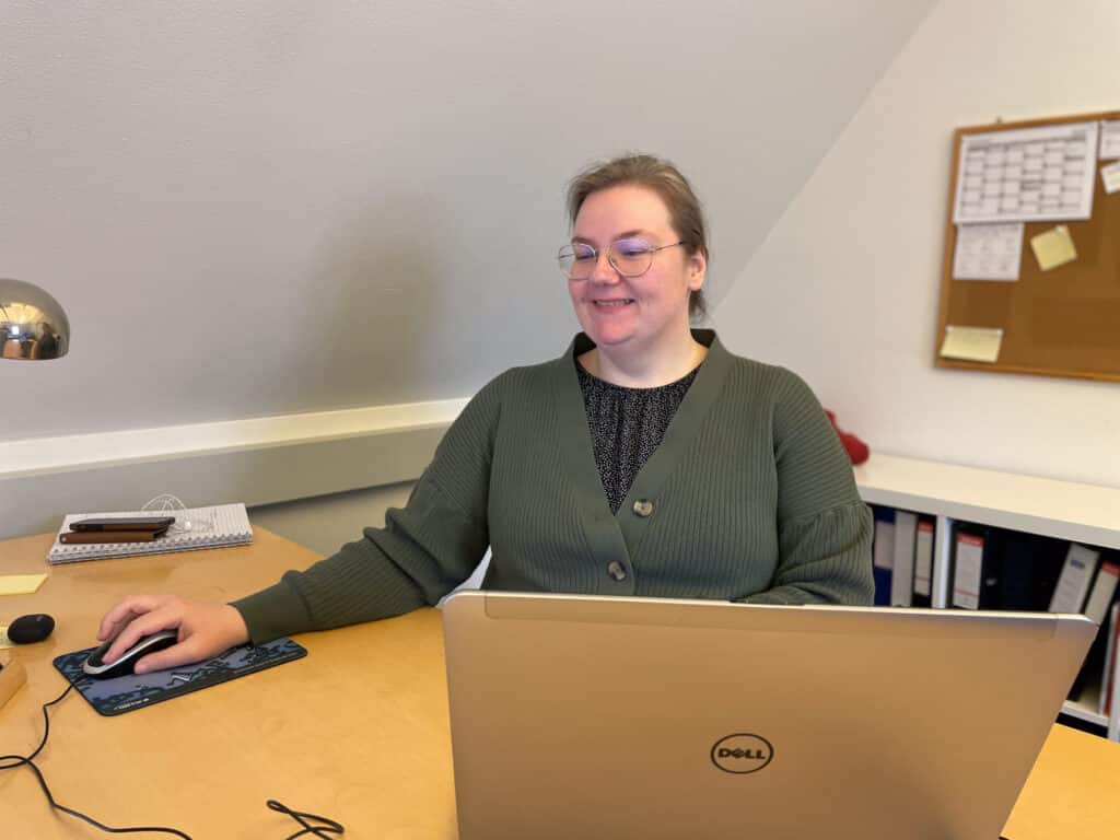 GROW ambassadør, Flexafabrikken, hvor en af deres medarbejdere er med.