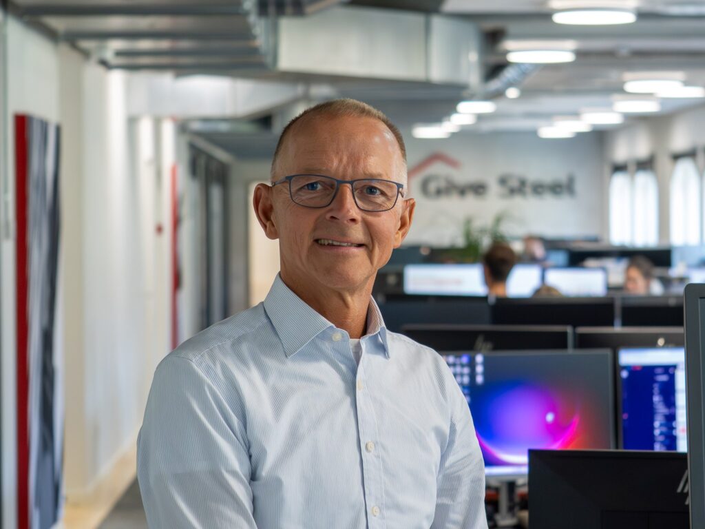 Portrætbillede af Adm. direktør af Give Steel og stifter og GROW, Torben Larsen.