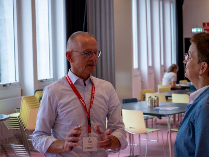 Adm. direktør og stifter af GROW, Torben Larsen, snakker til Mental Talk 2025.